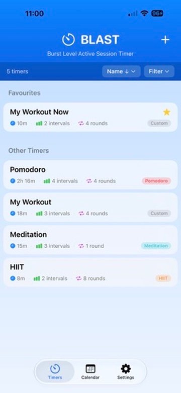 BLAST timer library